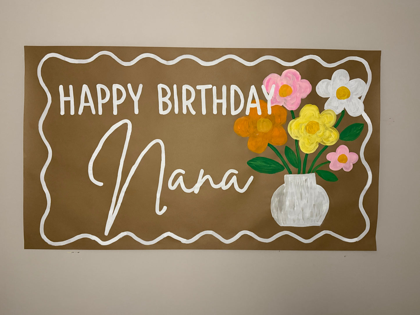 Kraft Paper Banner--4 ft