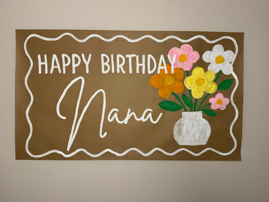 Kraft Paper Banner--5 ft