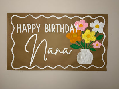 Kraft Paper Banner--6 ft